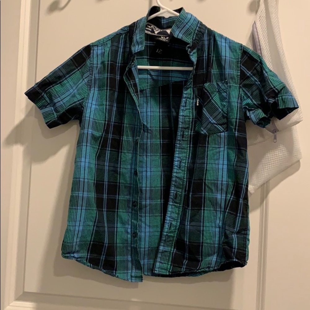 Plaid button up shirt